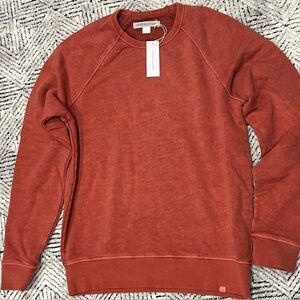 Outerknown Men's Rust Crewneck Sweater